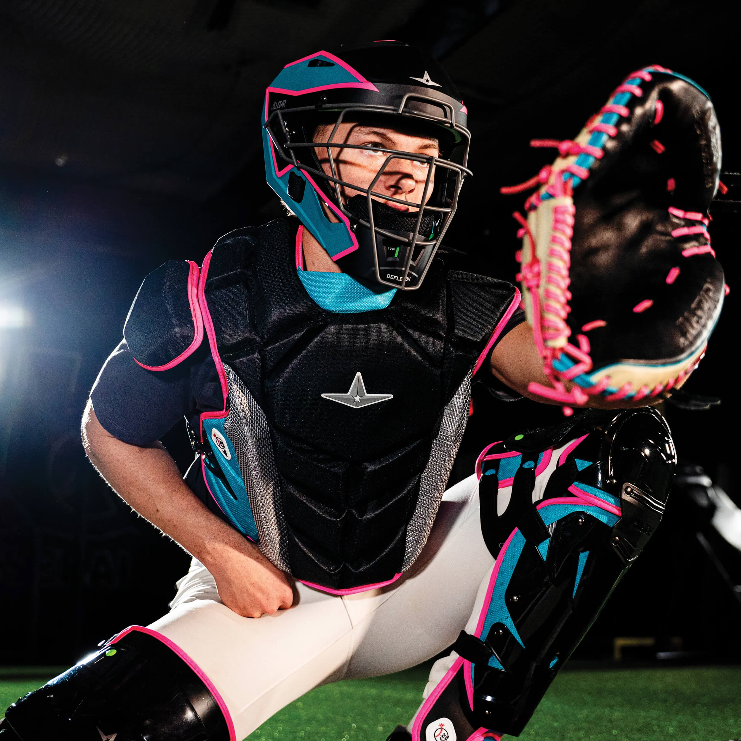 All-Star MVP-PRO™ Short Fuse Series Intermediate Baseball Catcher's Gear Set