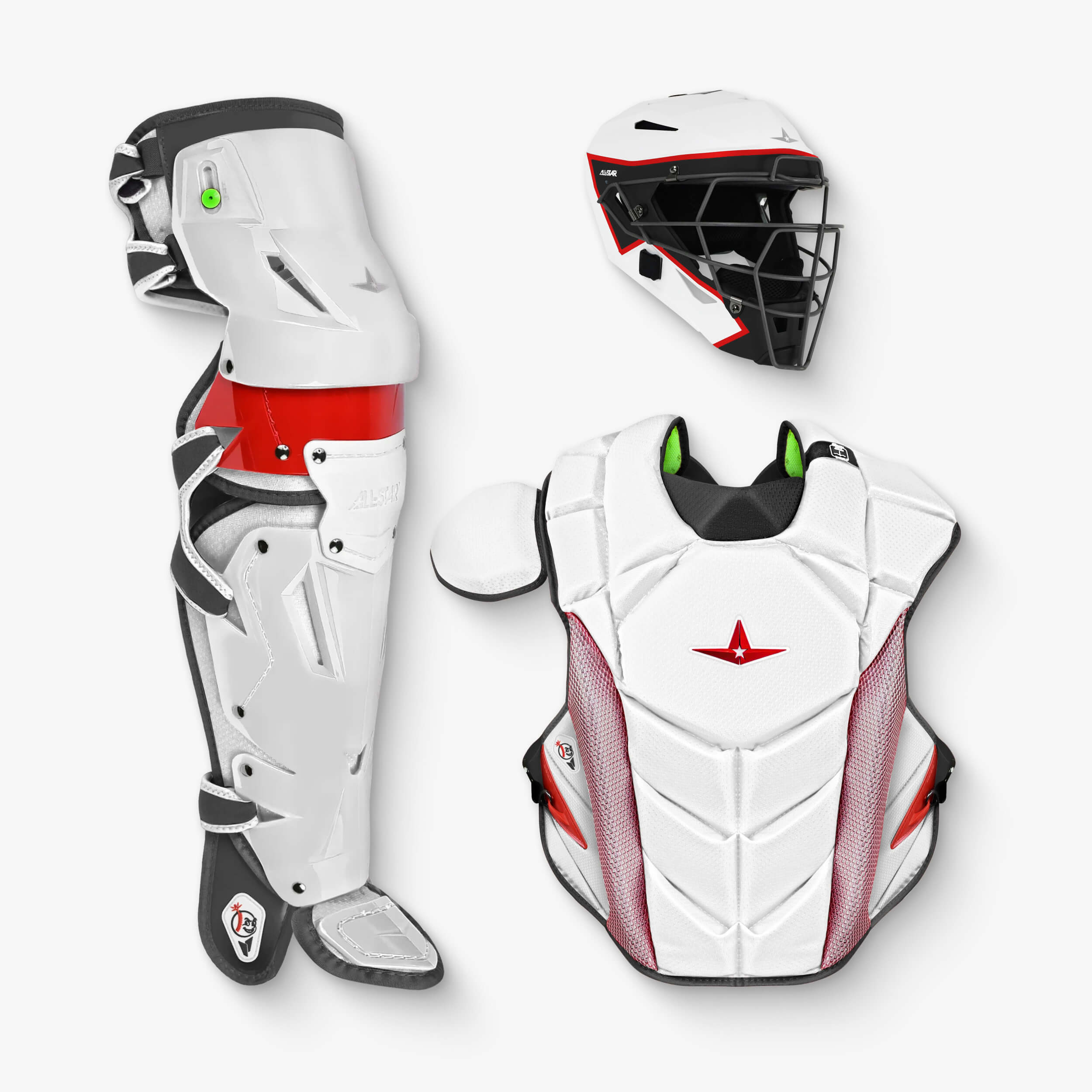 All-Star MVP-PRO™ Short Fuse Series Intermediate Baseball Catcher's Gear Set
