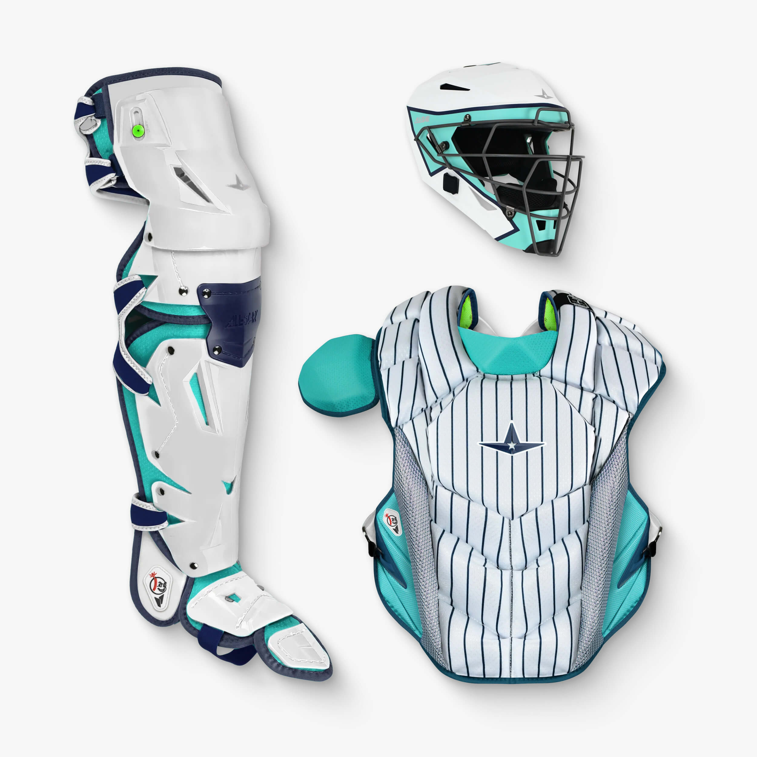 All-Star MVP-PRO™ Short Fuse Series Intermediate Baseball Catcher's Gear Set
