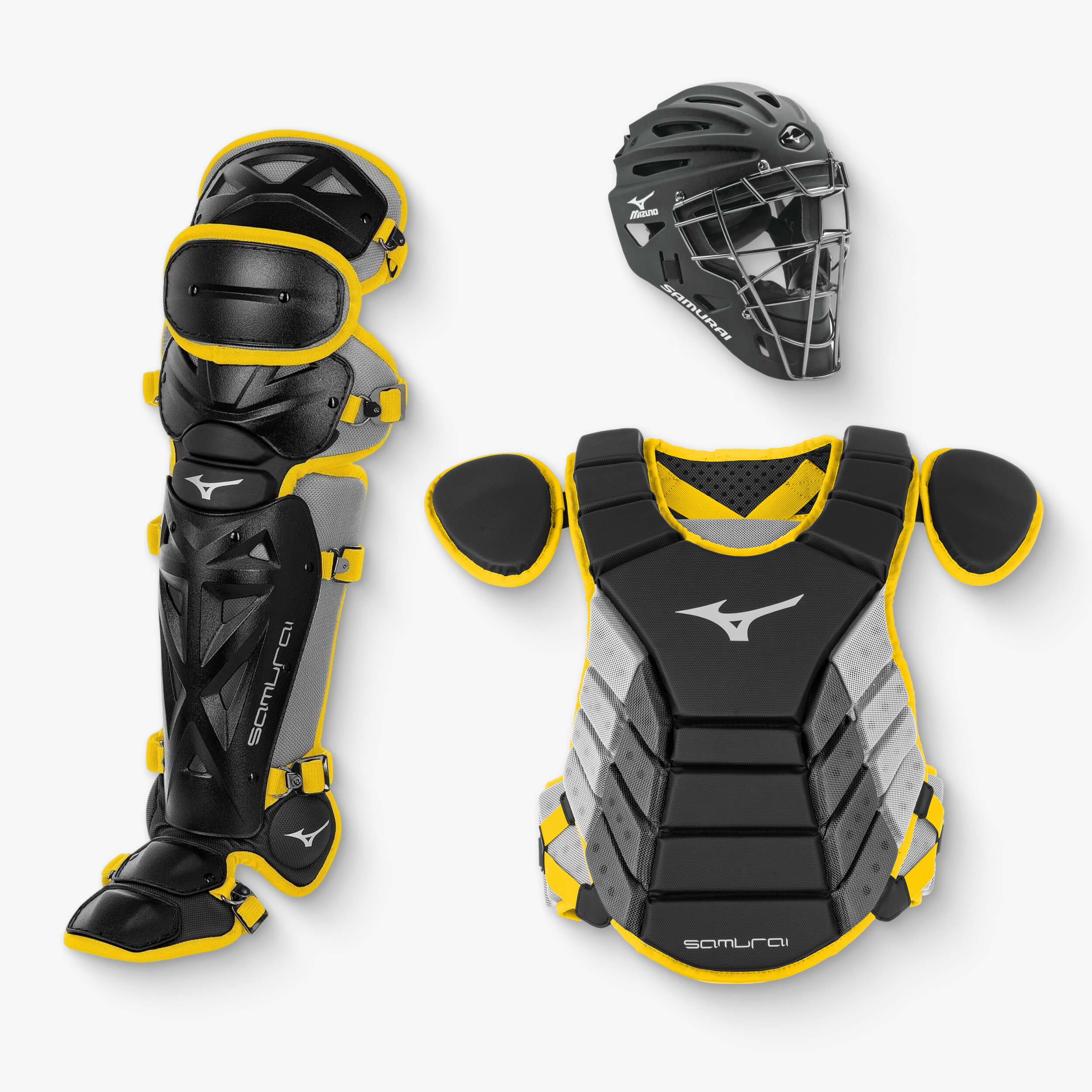 Mizuno Samurai Adult 15" Baseball Boxed Catcher's Gear Set
