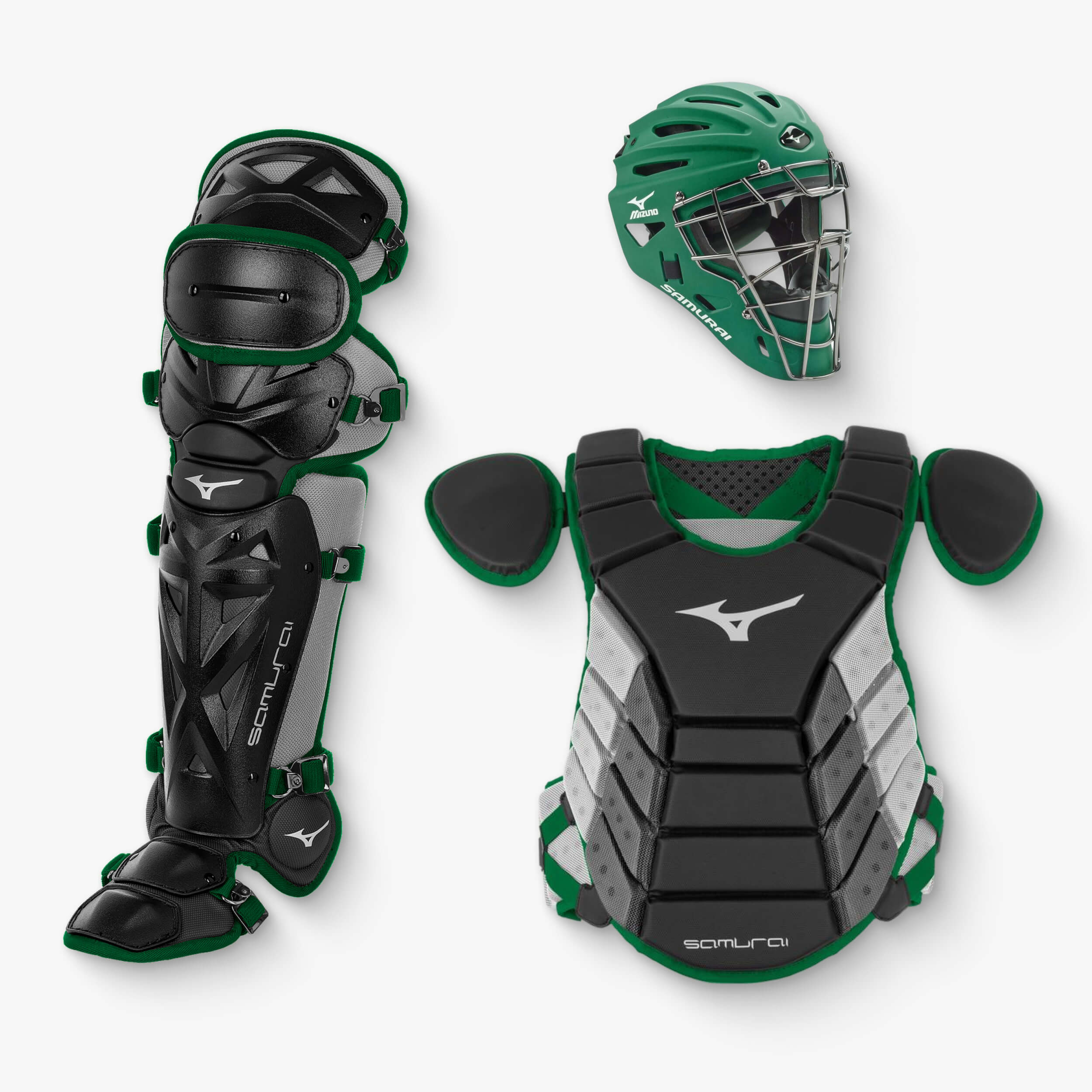 Mizuno Samurai Adult 15" Baseball Boxed Catcher's Gear Set