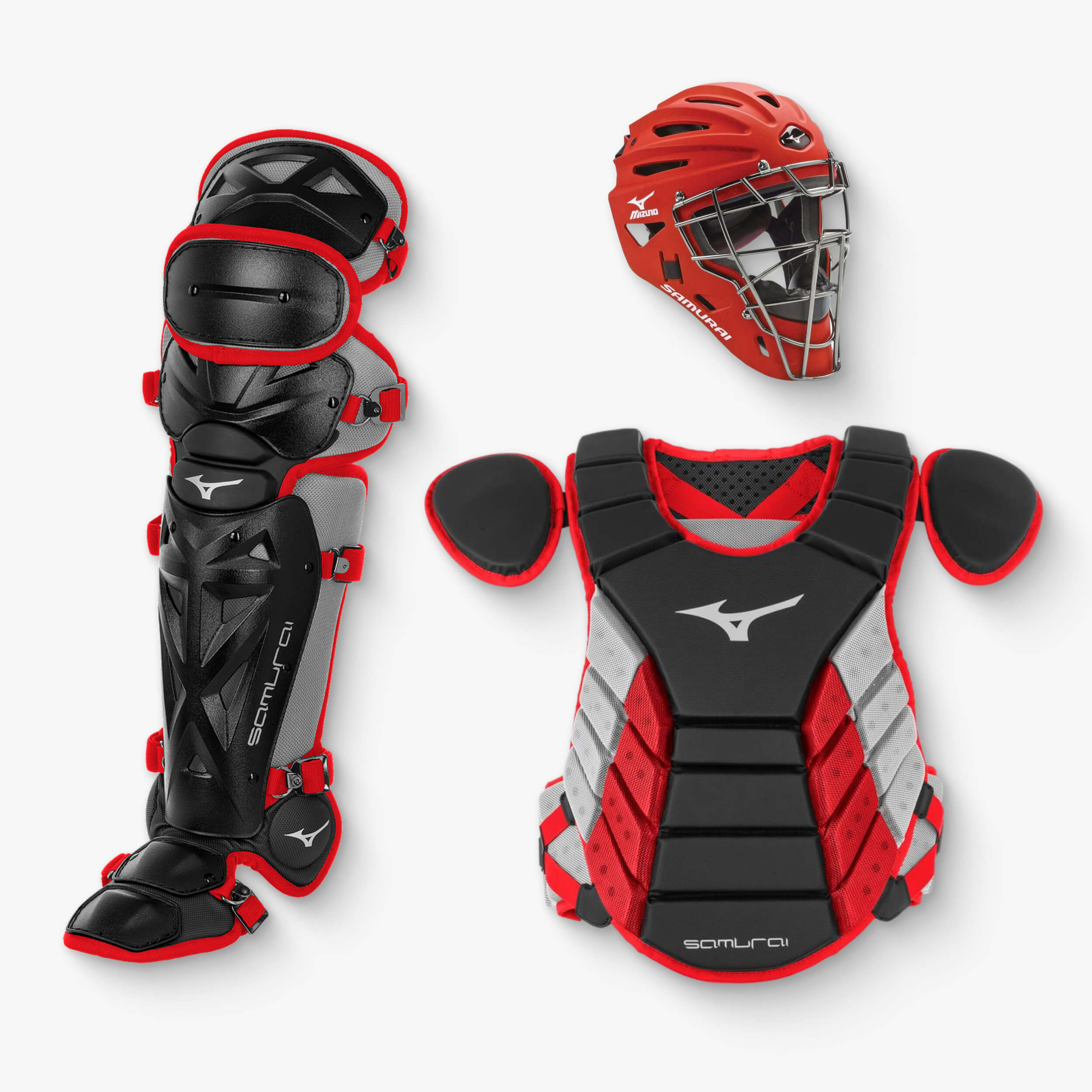 Mizuno Samurai Adult 15" Baseball Boxed Catcher's Gear Set