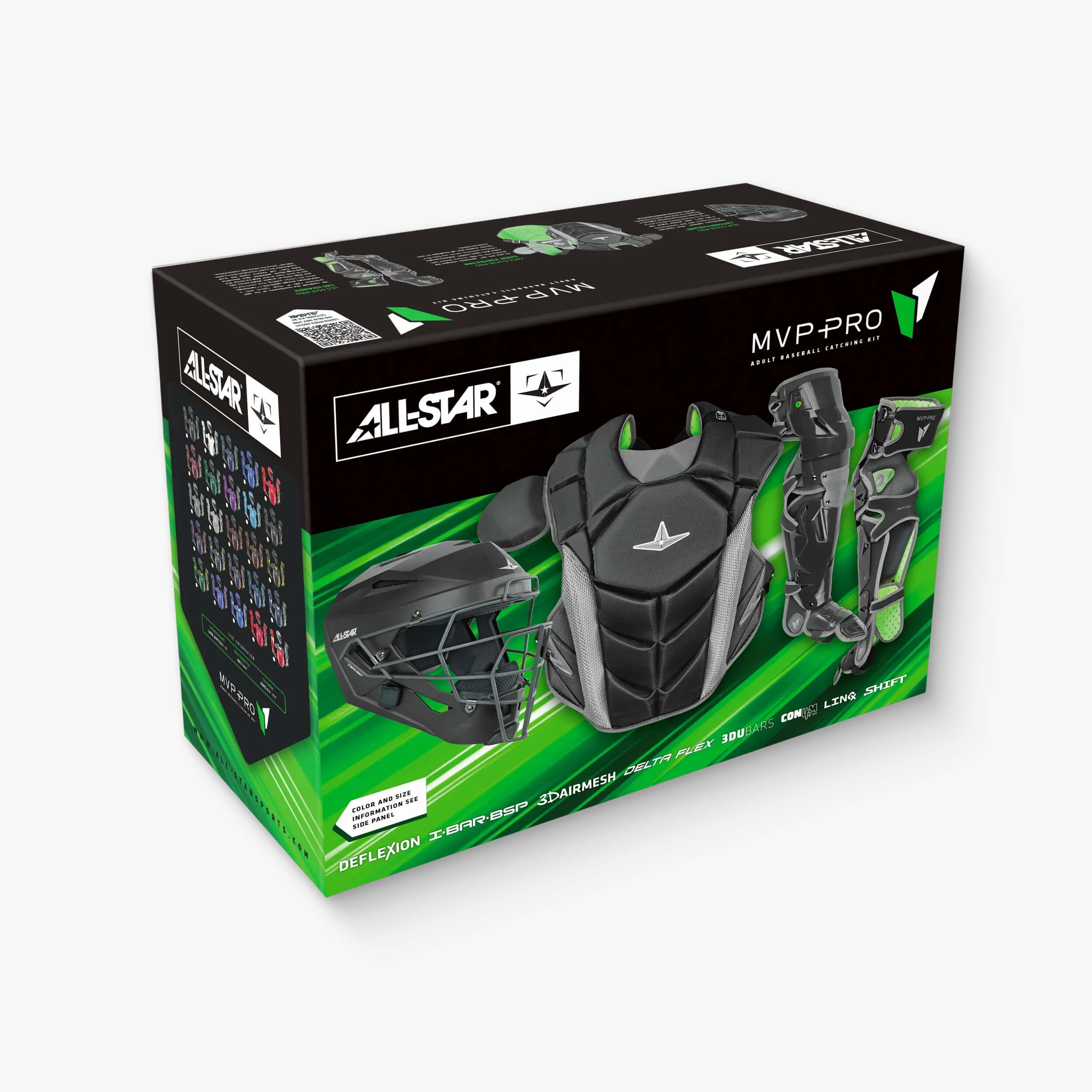 All-Star MVP-PRO™ Series Adult Baseball Catcher's Gear Set