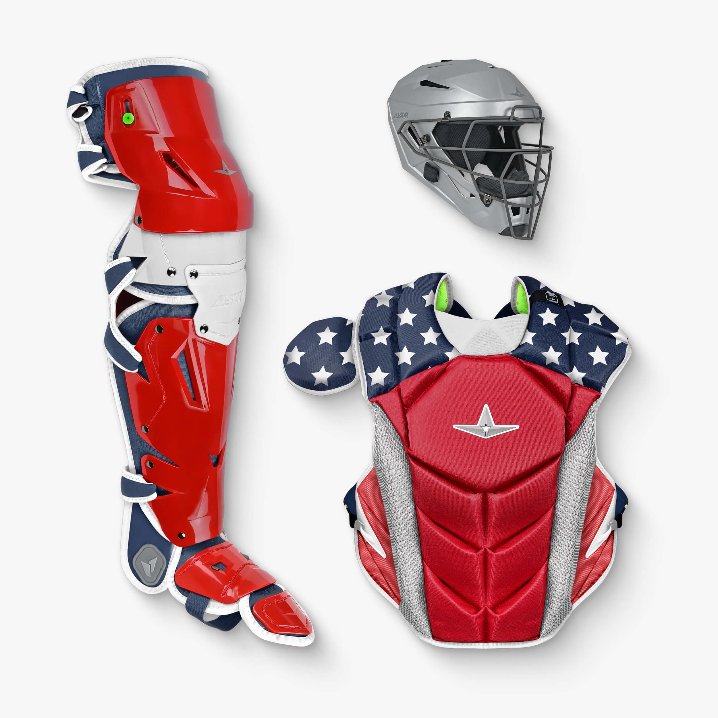 All-Star MVP-PRO™ Series Adult Baseball Catcher's Gear Set