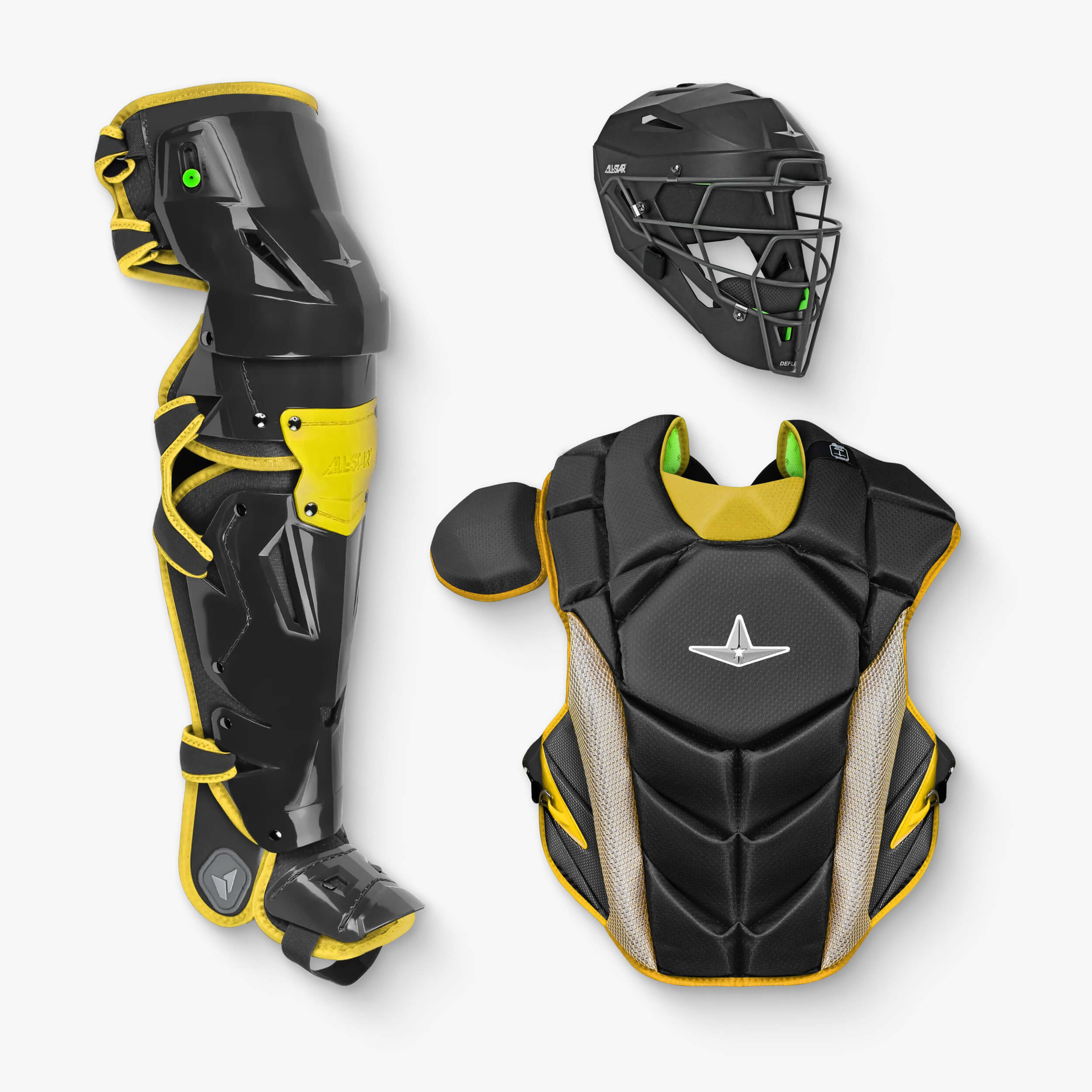 All-Star MVP-PRO™ Series Intermediate Baseball Catcher's Gear Set
