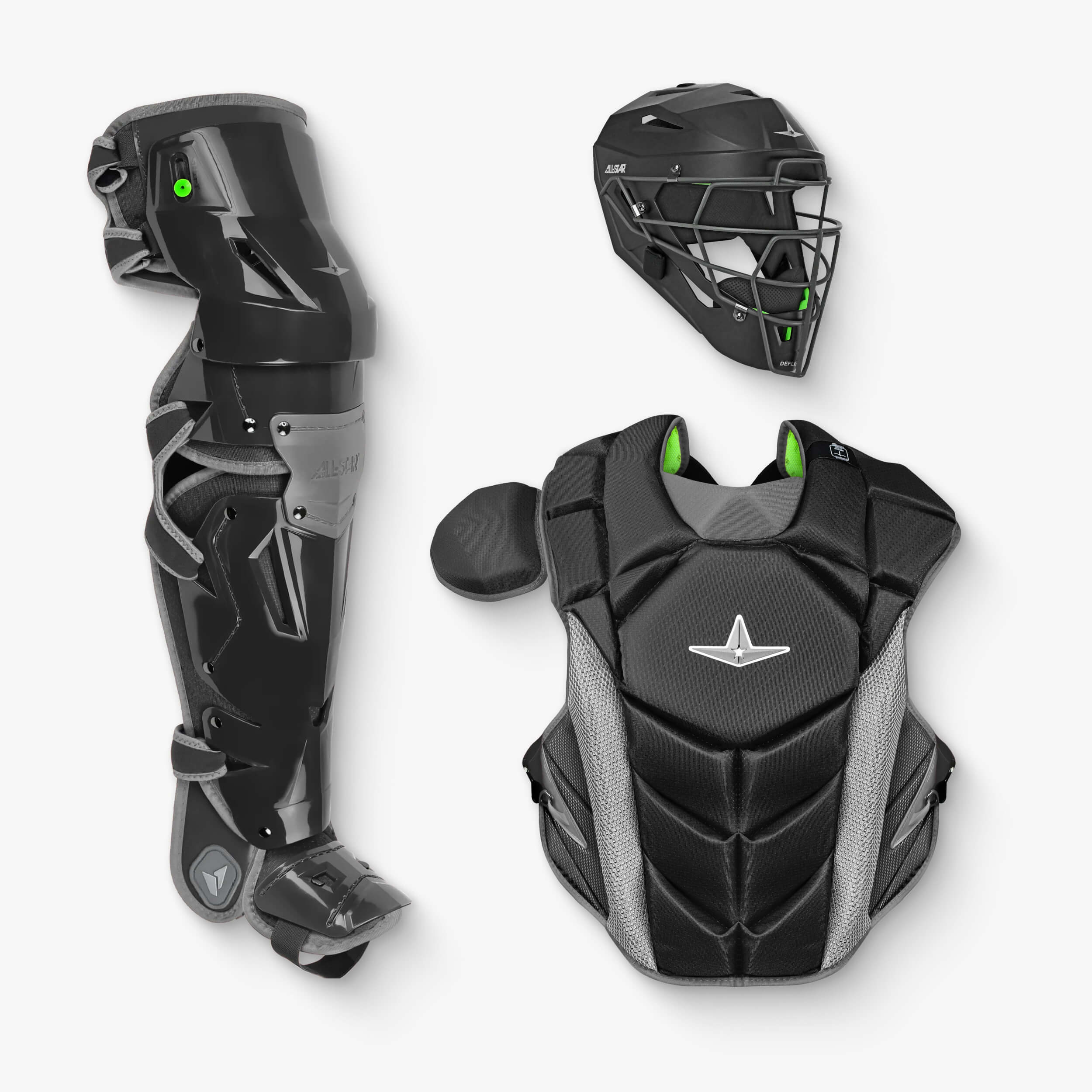 All-Star MVP-PRO™ Series Intermediate Baseball Catcher's Gear Set