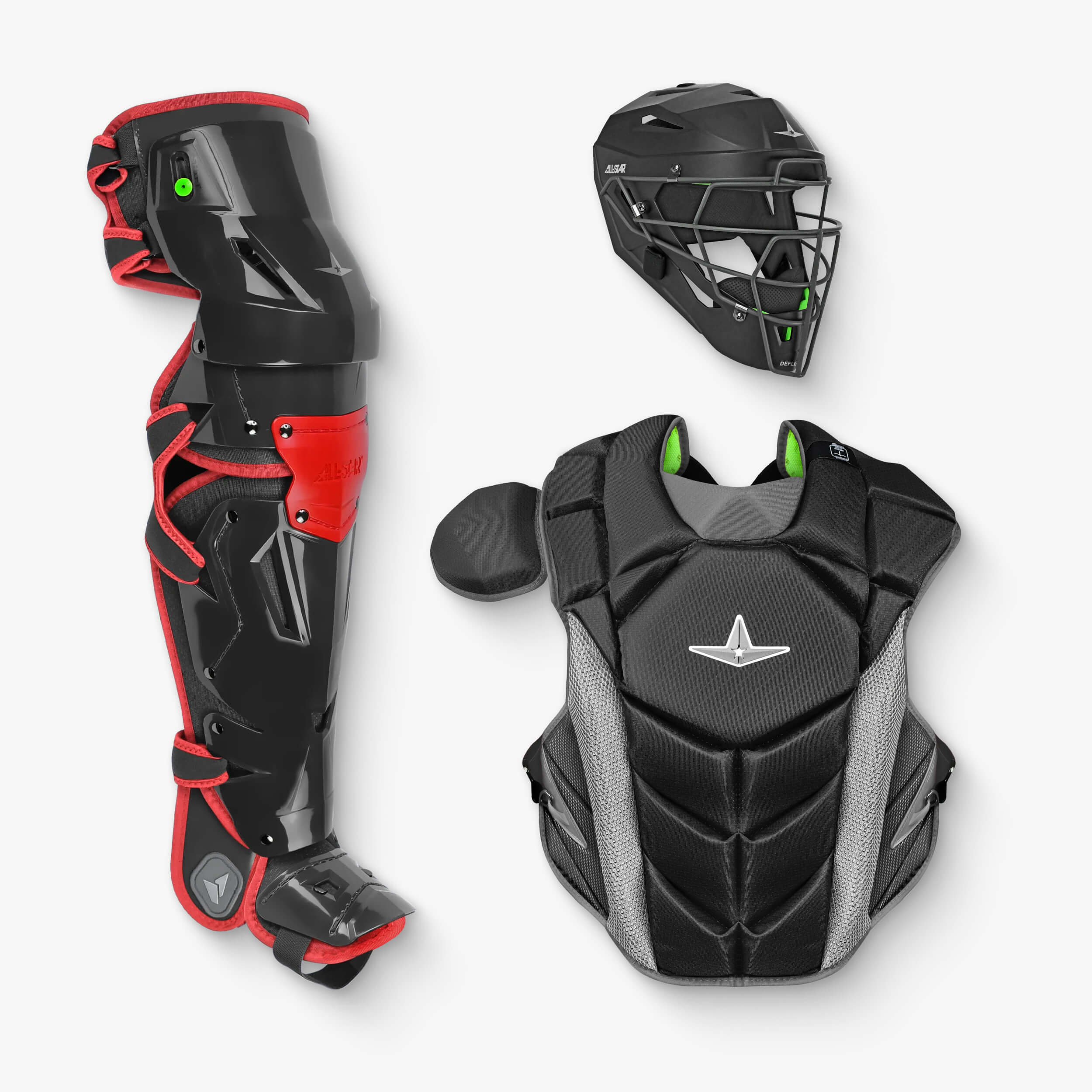 All-Star MVP-PRO™ Series Intermediate Baseball Catcher's Gear Set