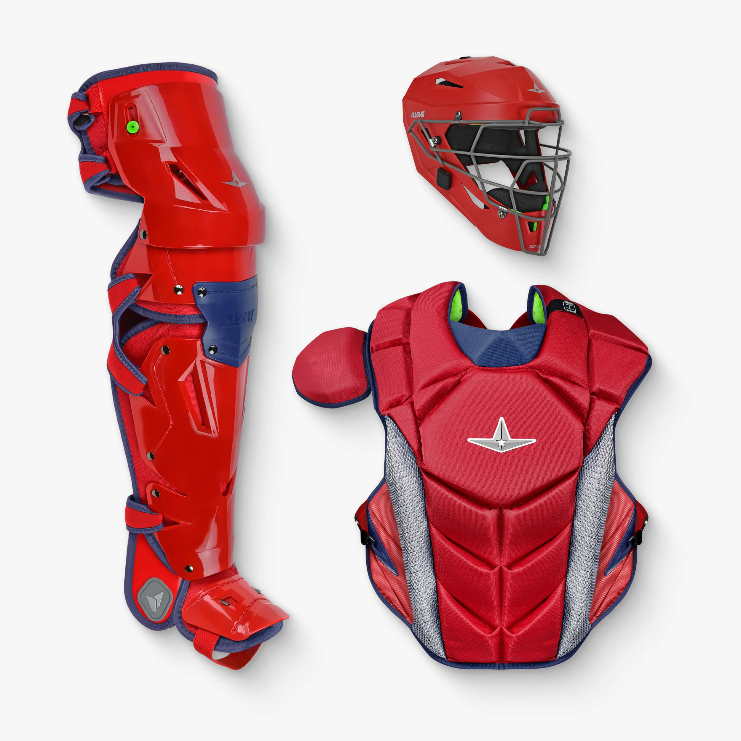 All-Star MVP-PRO™ Series Intermediate Baseball Catcher's Gear Set