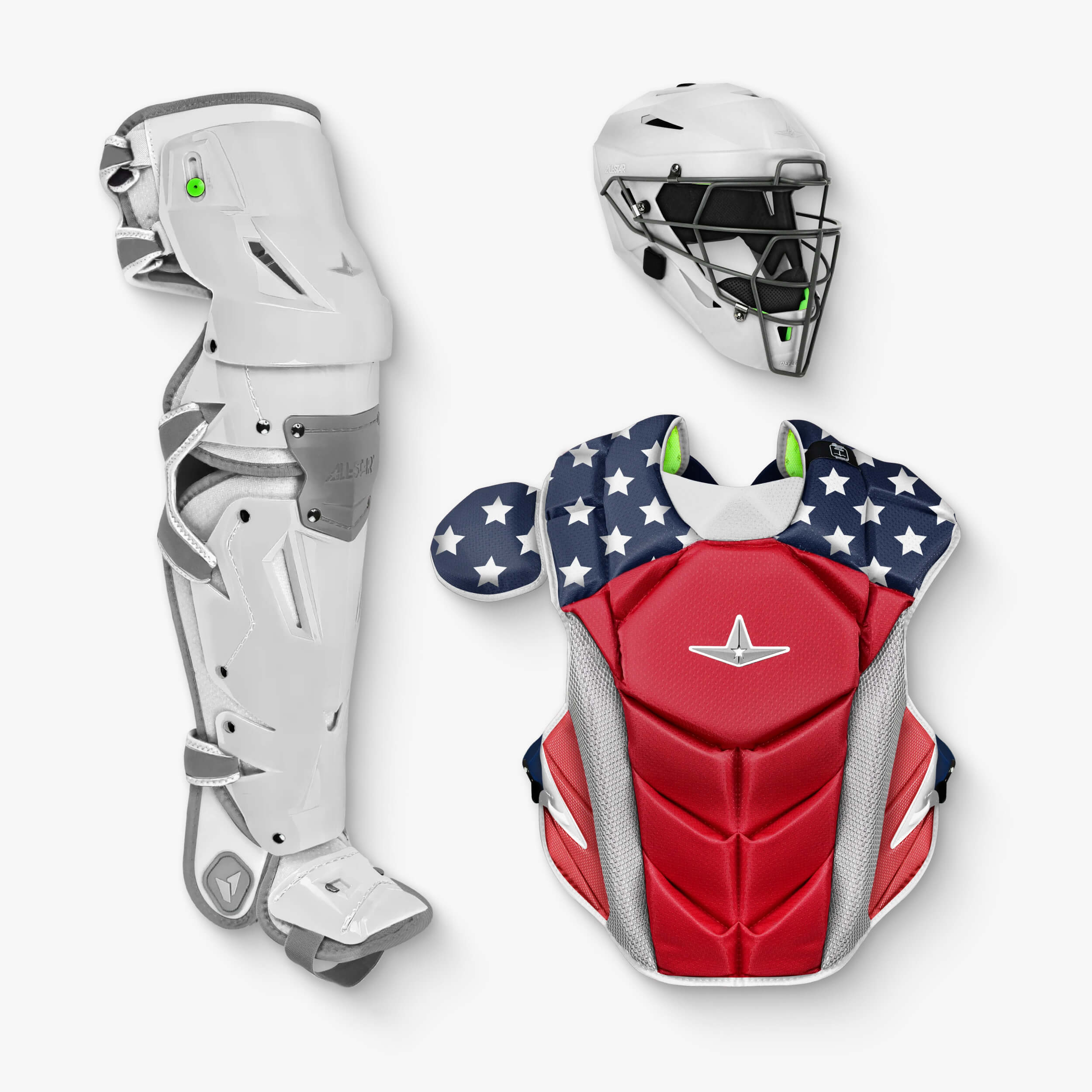 All-Star MVP-PRO™ Series Intermediate Baseball Catcher's Gear Set