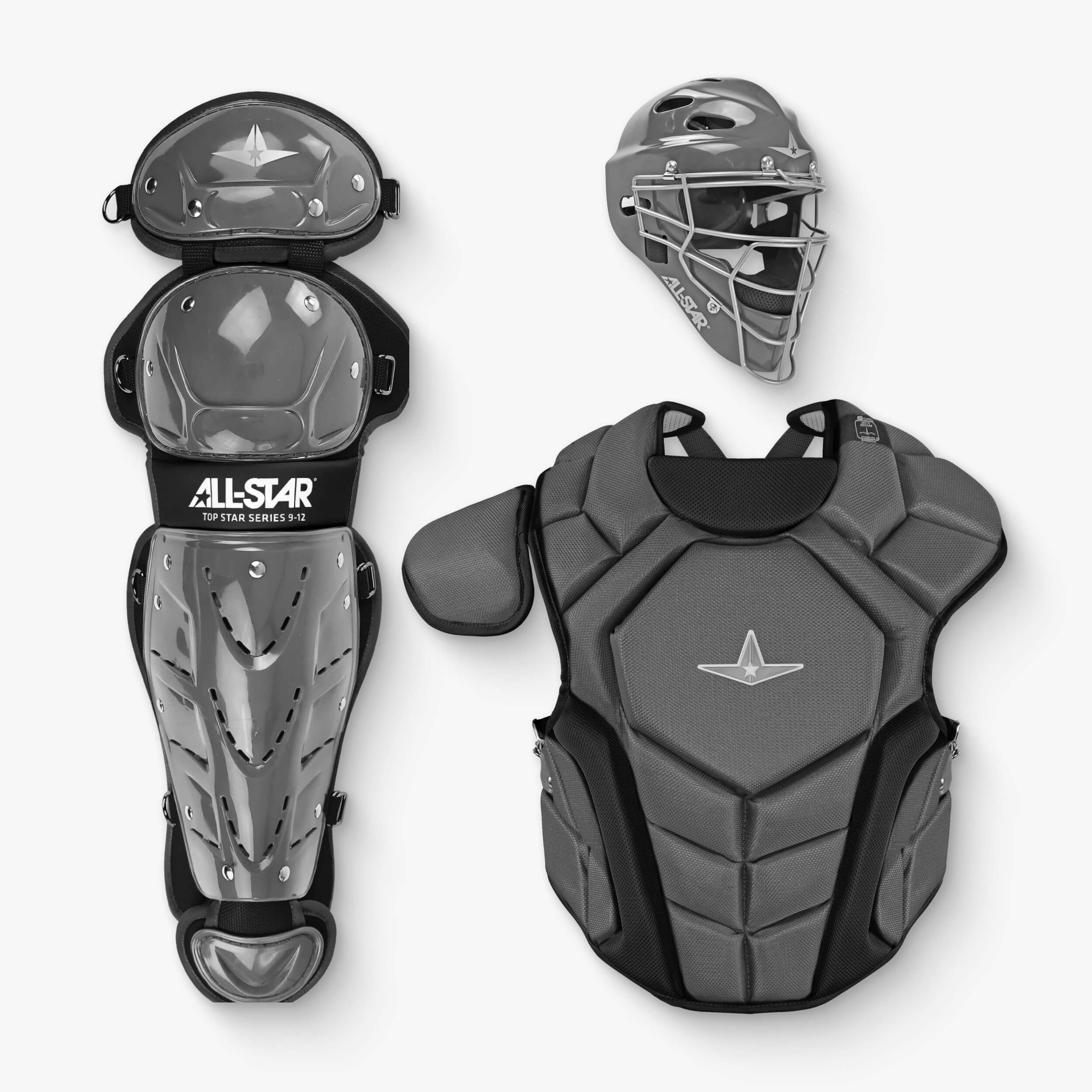All-Star Top Star™ Ages 9-12 Baseball Catcher's Gear Set