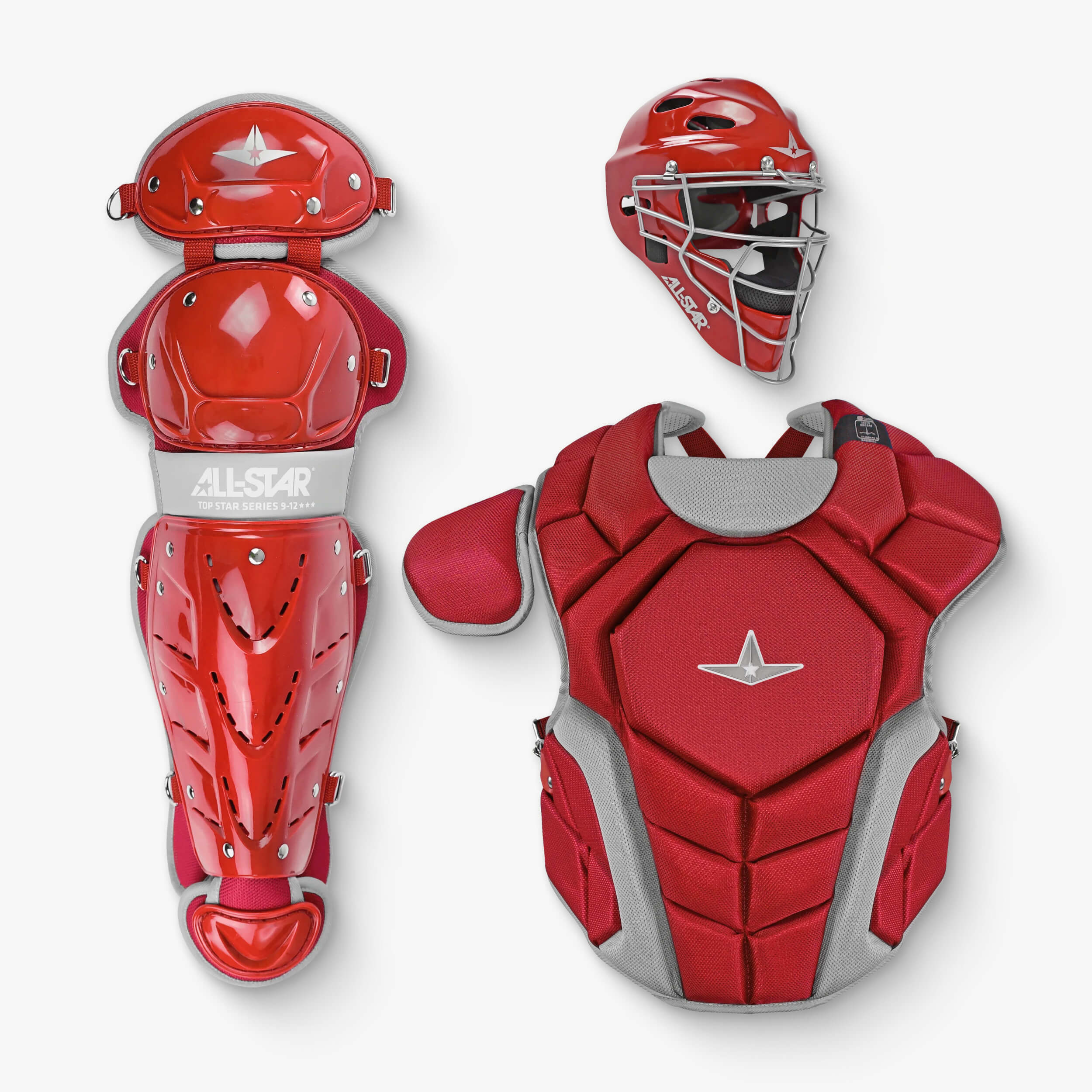 All-Star Top Star™ Ages 9-12 Baseball Catcher's Gear Set