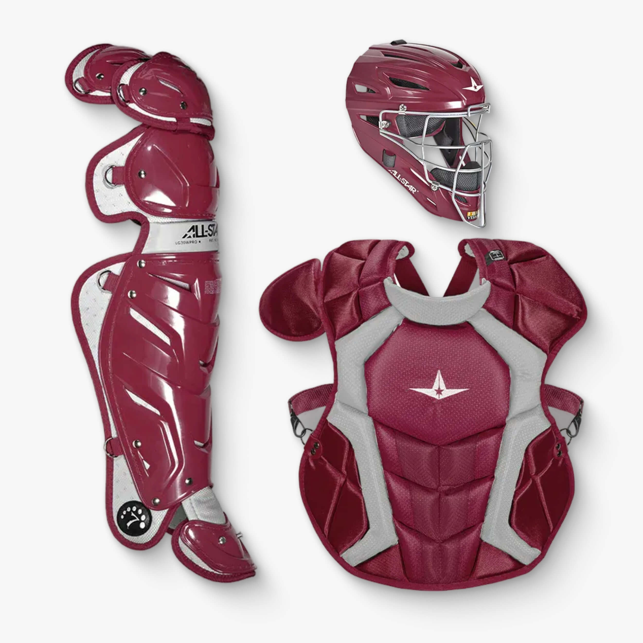 All-Star S7™ Adult Baseball Catcher's Gear Set
