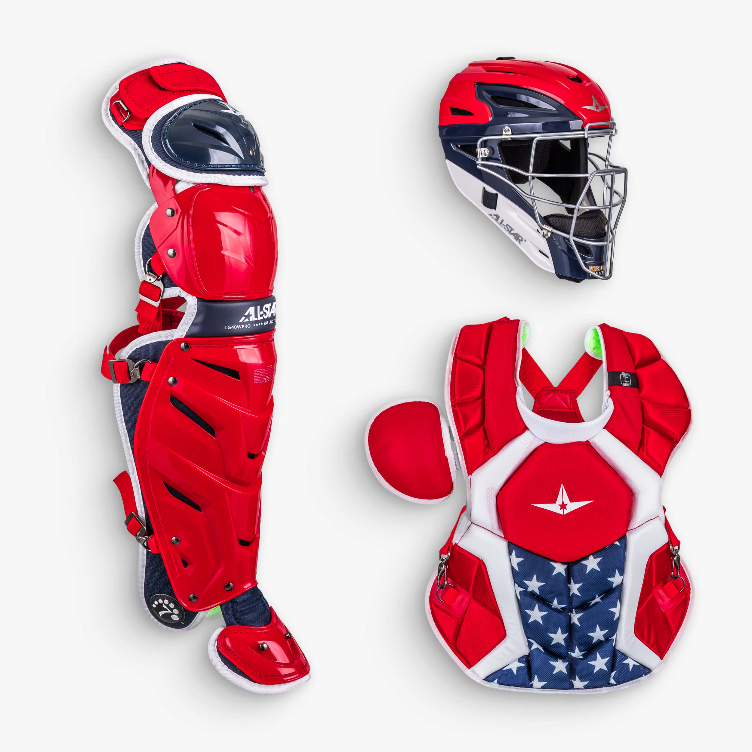 All-Star S7 AXIS™ Adult Baseball Catcher's Gear Set