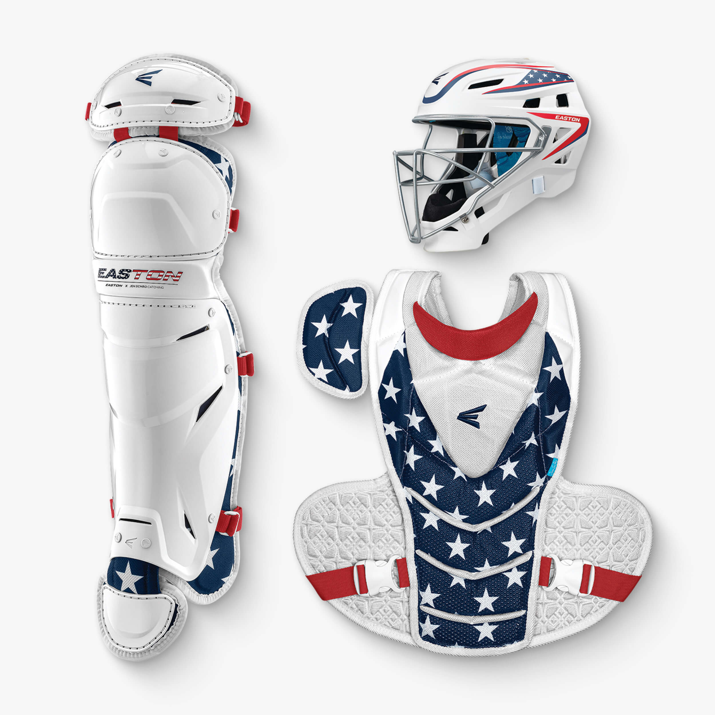 Easton Jen Schro The Very Best Adult Softball Catcher's Gear Set