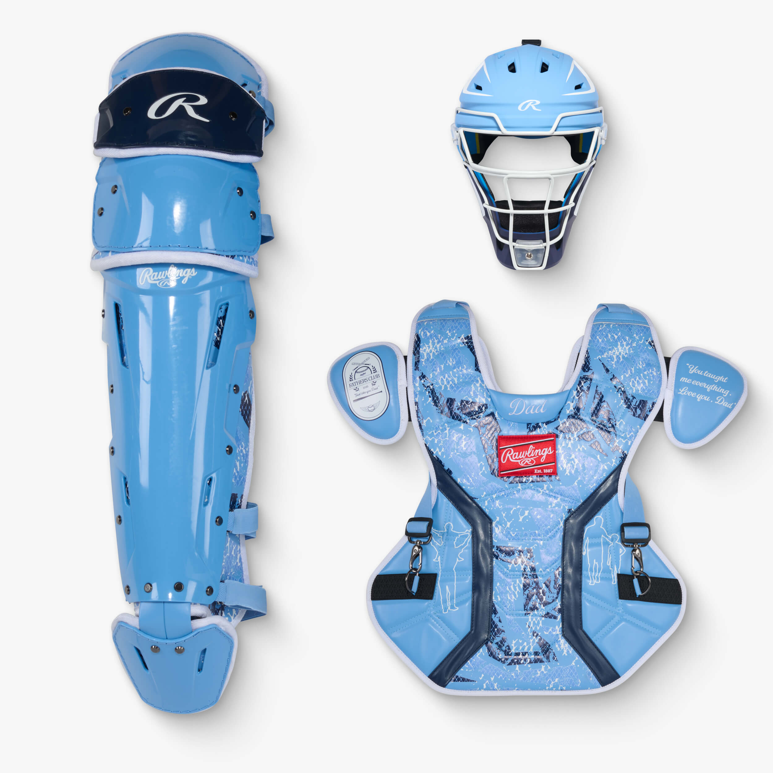 Rawlings Mach Pro Series Fathers Club Catcher's Gear Set