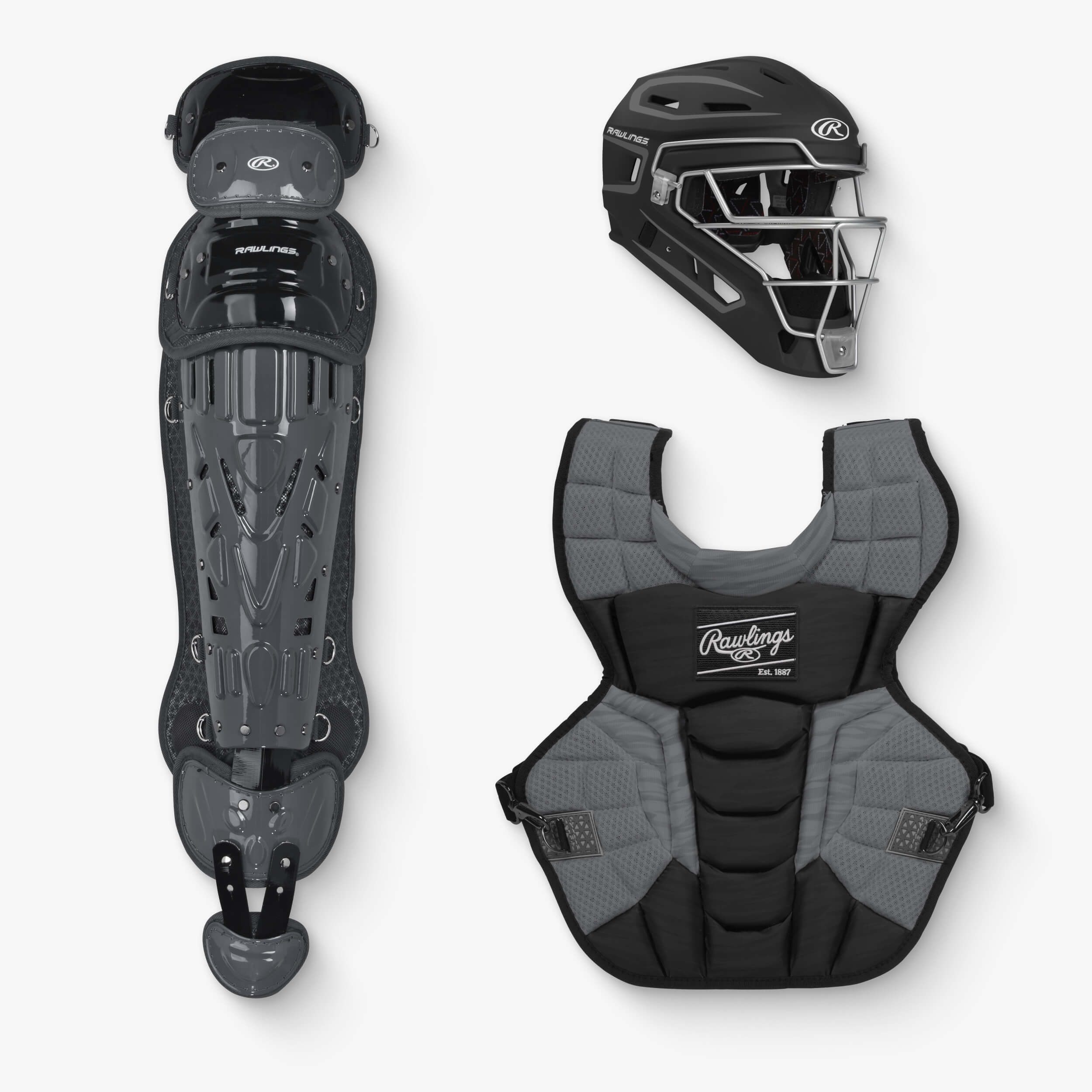 Rawlings VELO 2.0 Intermediate Baseball Catcher's Gear Set
