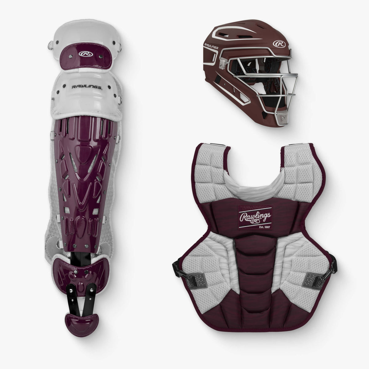 Rawlings VELO 2.0 Adult Baseball Catcher's Gear Set
