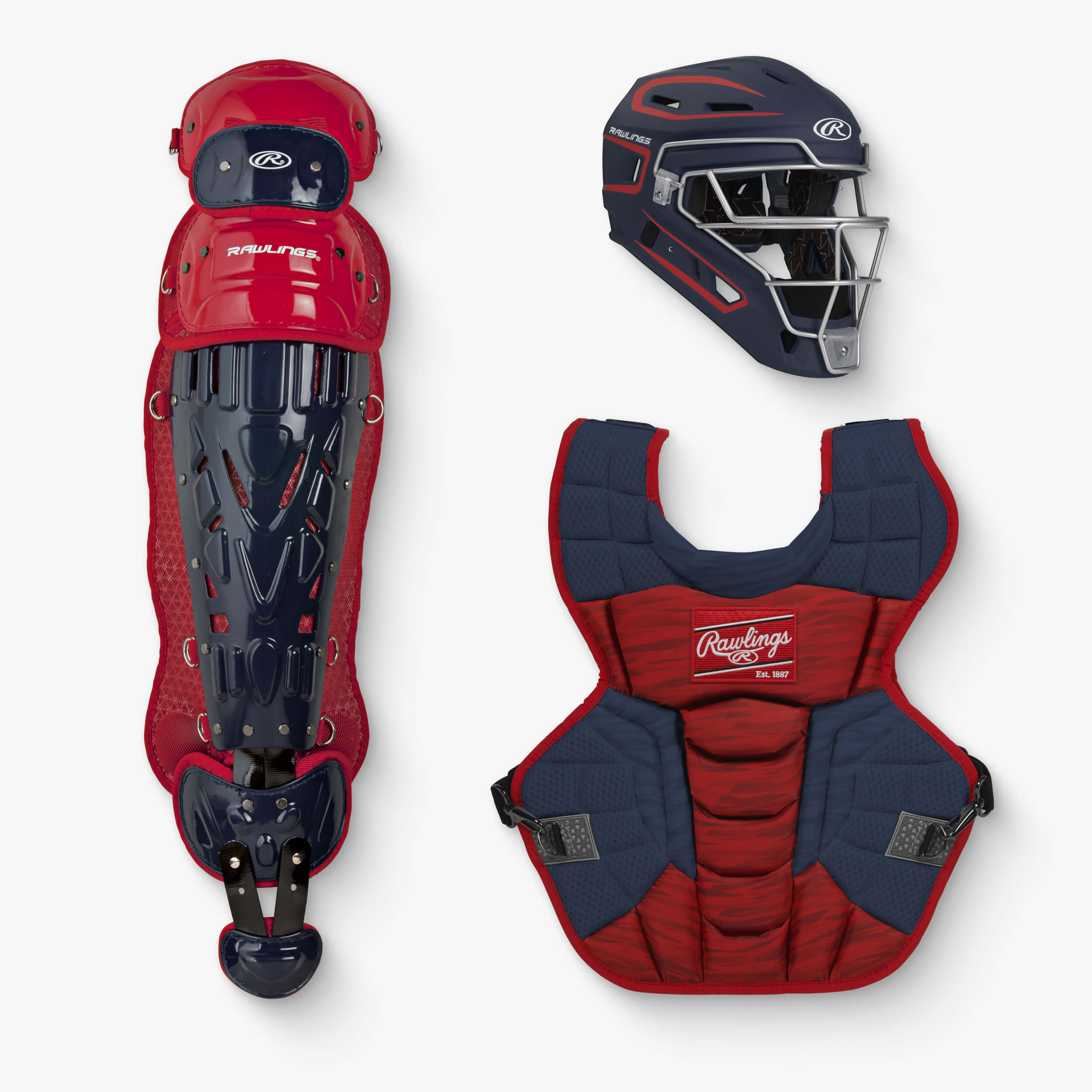 Rawlings VELO 2.0 Intermediate Baseball Catcher's Gear Set
