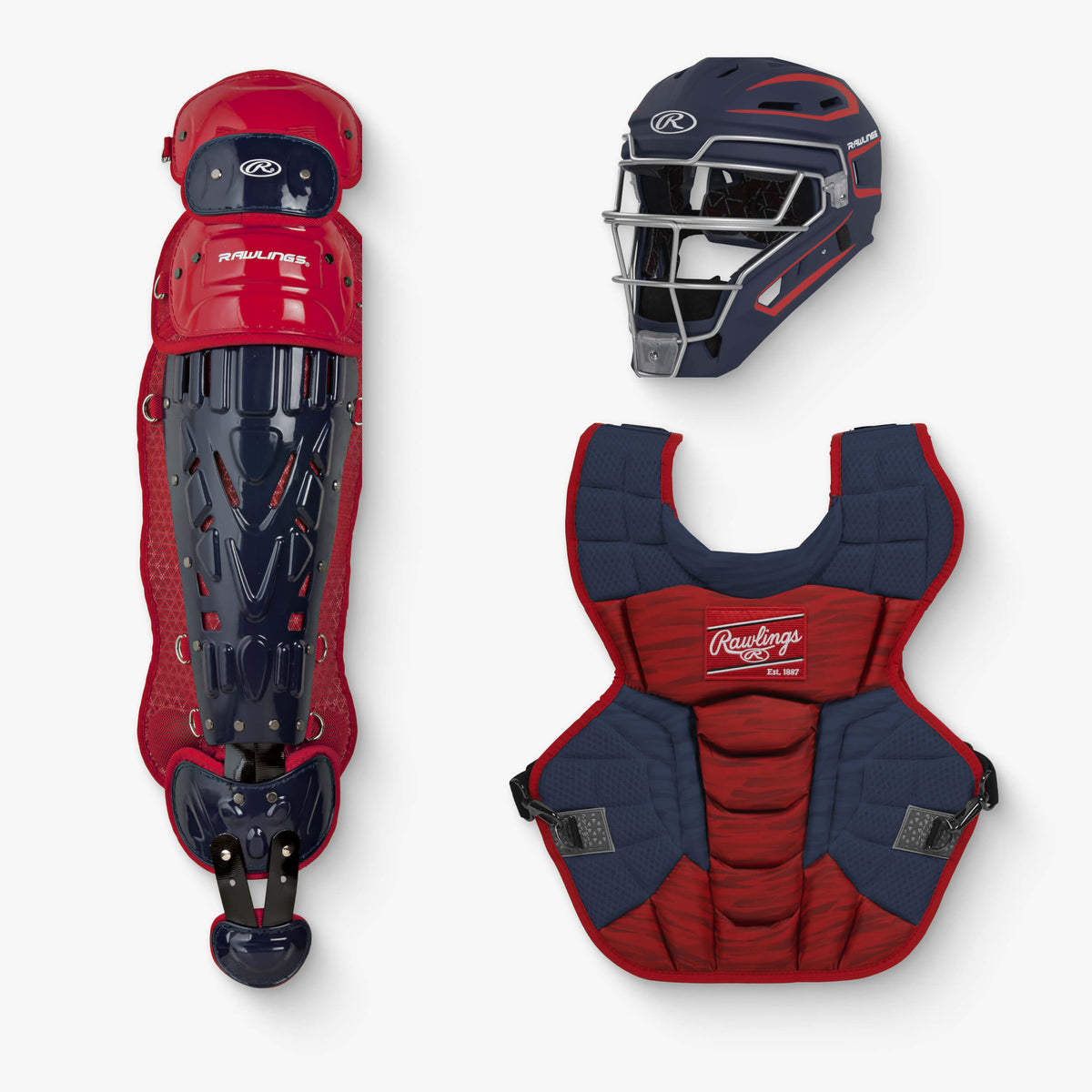 Rawlings VELO 2.0 Intermediate Baseball Catcher's Gear Set