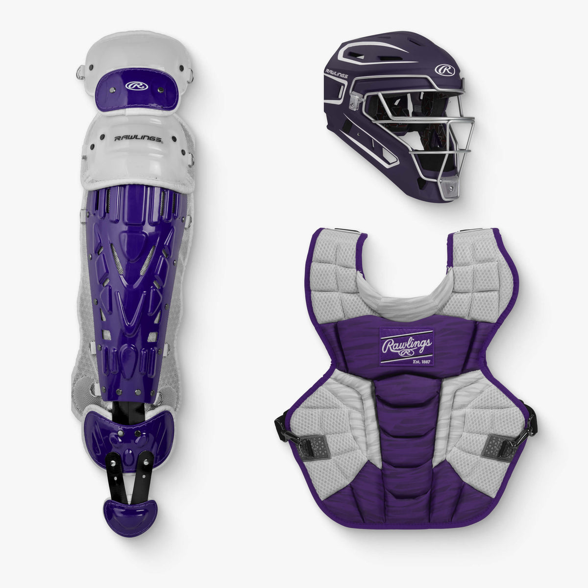 Rawlings VELO 2.0 Adult Baseball Catcher's Gear Set