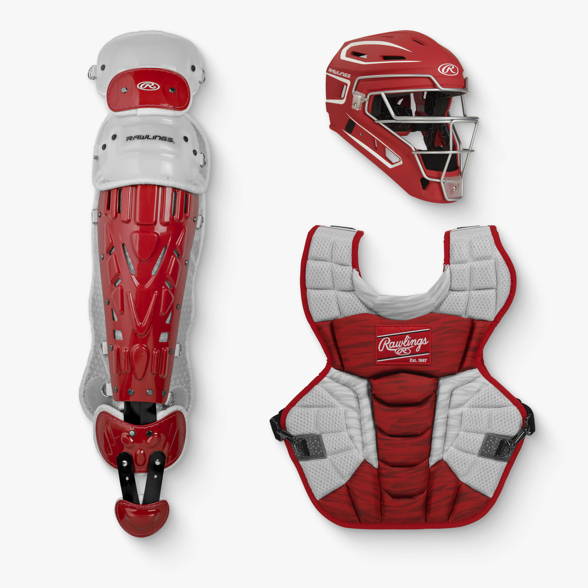 Rawlings VELO 2.0 Intermediate Baseball Catcher's Gear Set