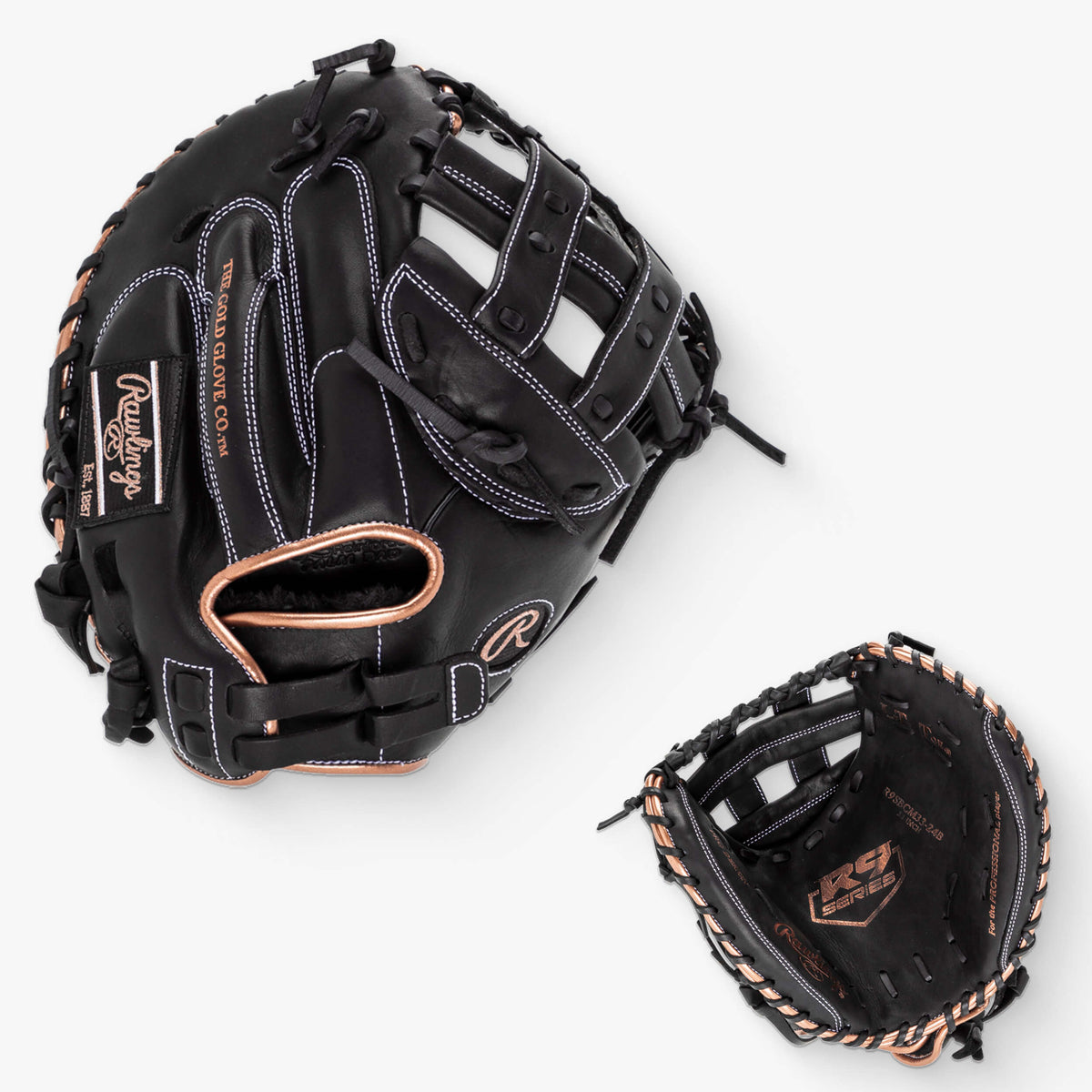 Rawlings R9 RR9SBCM33-24B 33" Fastpitch Softball Catcher's Mitt