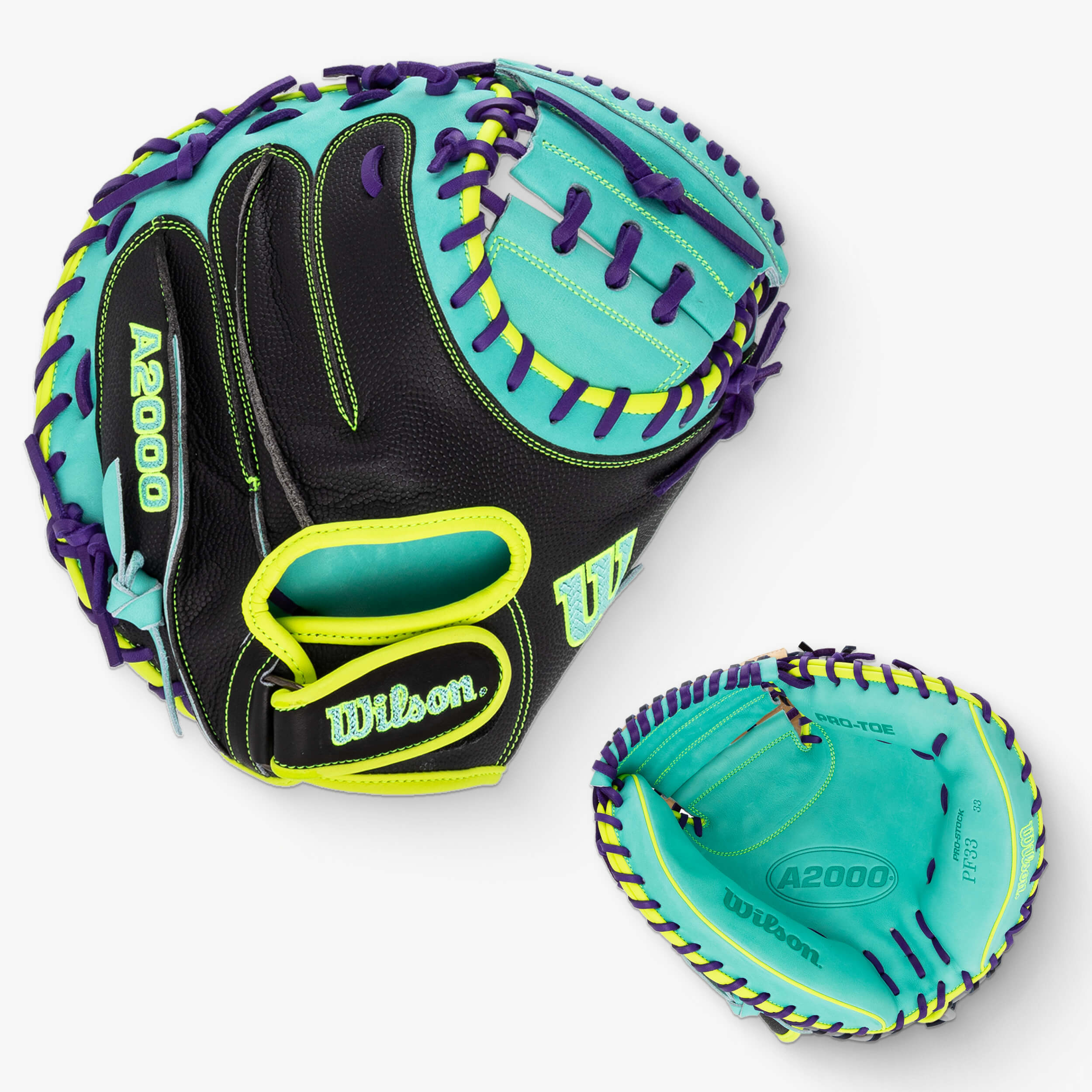 Wilson A2000 SuperSkin PF33 WBW10414533 33" Baseball Catcher's Mitt